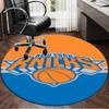 Knicks Logo Round Rug for Livingroom,Bedroom, Palyroom, Chair Rug, Area Rug, Circle Carpet, Large Size Fan Christmas Gift