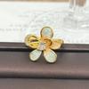Medieval Vintage Retro Stacked Wearing Micro-Inlaid Zircon Temperament Ring Women'S Niche High-End Light Luxury Butterfly Ring