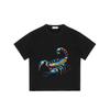 Black T-Shirt with Colorful Scorpion Print for Casual Wear