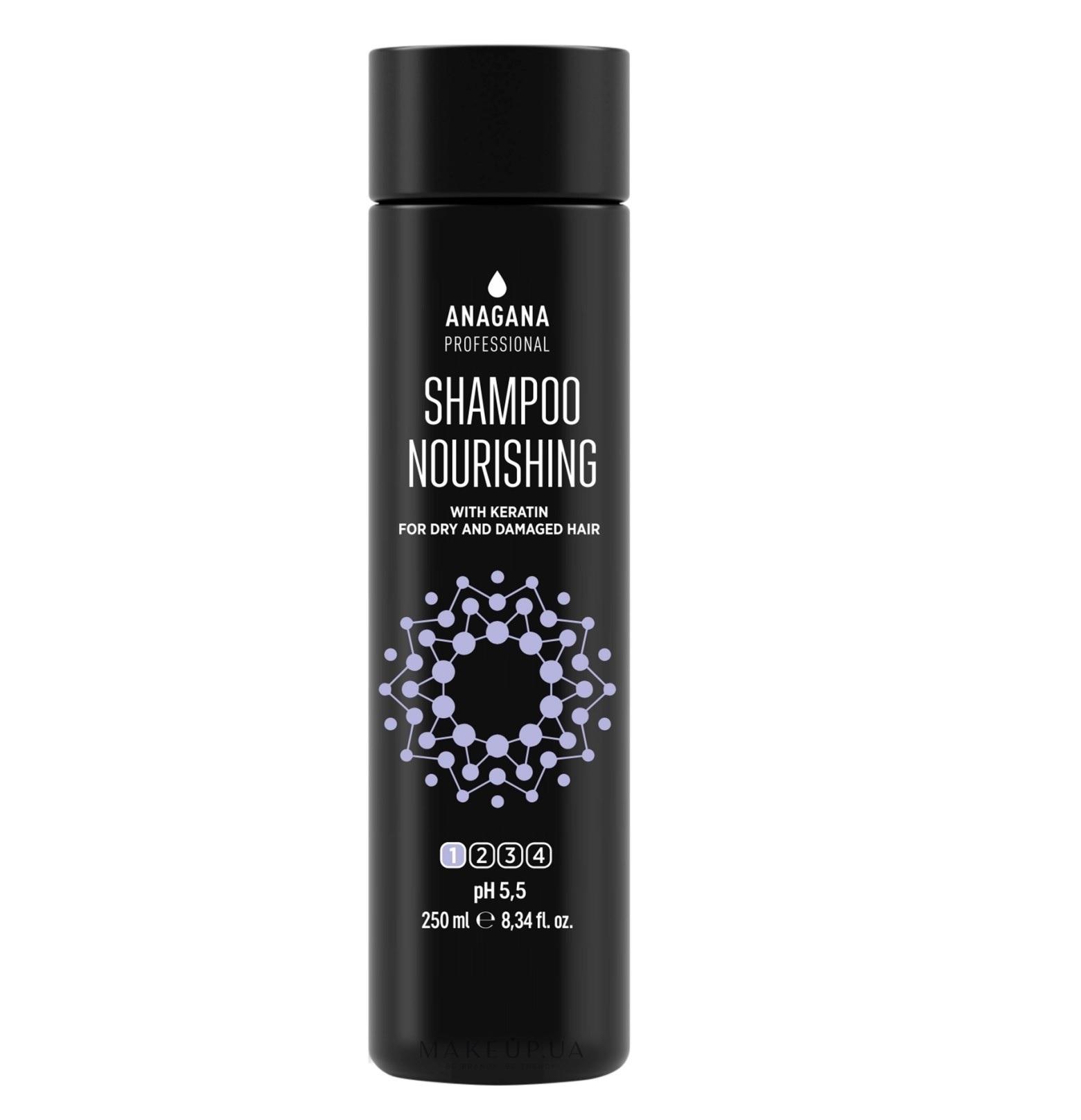 

Шампунь Питательный с кератином Nourishing Shampoo Anagana 250 мл