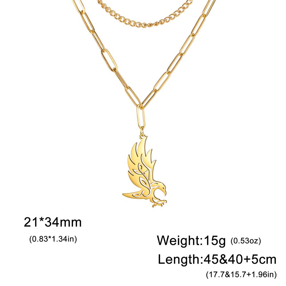 Eagle Birds Earrings for Women Girl Stainless Steel Drop Earring Animal Bird Charms Hoop Earrings Punk Cool Jewelry Gifts