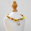 2025 autumn and winter halloween pet new accessories collar cute puppy kitten supplies pumpkin collar