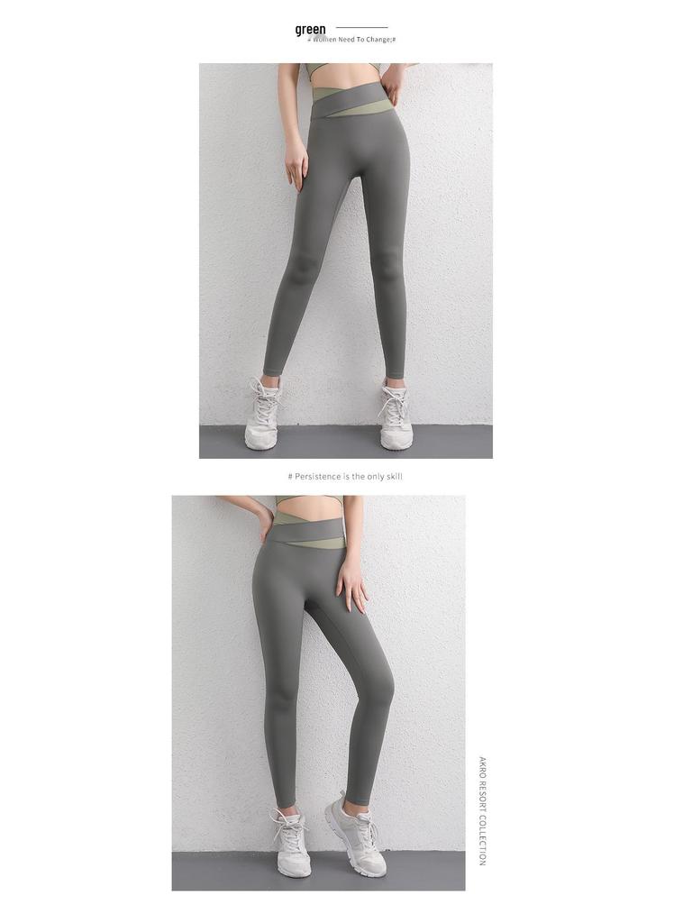 Women's High-Waist Yoga Pants: Thin, Peach Hip Lift, Tummy Control, Quick-Dry, Tight Fit for Spring/Summer Running & Training