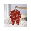 Chinese-Style Festive Baby Romper for Full Month, Spring and Autumn, Baby's First Birthday Outfit, Outdoor 100-Day Romper, Factory Direct