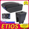 Boîte de rangement pour accoudoir de voiture Toyota Etios - Ajustement personnalisé