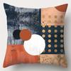 Colorful Geometric Print Home Decor Pillowcase Bedroom Living Room Sofa Decoration Polyester Cushion Cover With Zipper