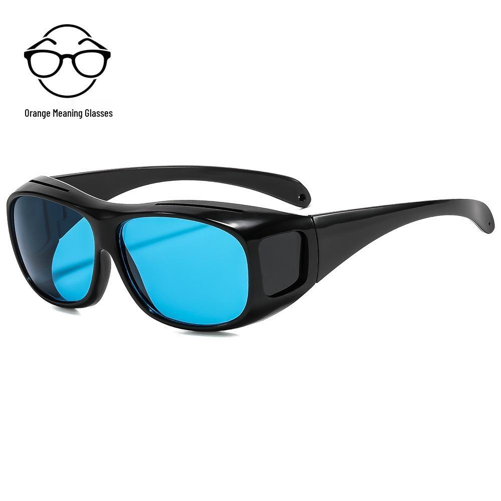 Unisex Night Vision Outdoor Sports Cycling Sunglasses with Yellow Lenses