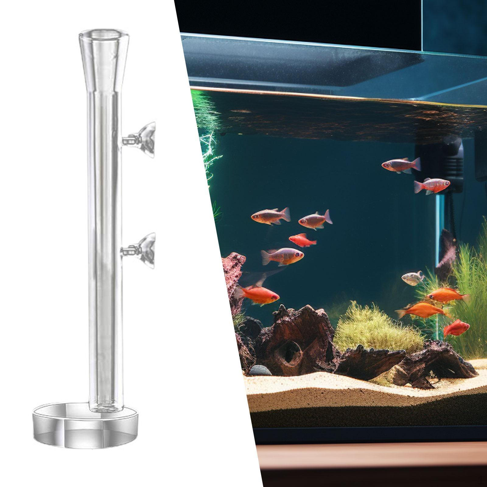 

Акриловая кормушка для креветок и рыбок в аквариуме, легкая трубка для кормления и крючок для присоски 30cm