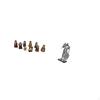 Christmas Nativity Knight Figurines Set Religious Nordic Sculpture Tabletop Ornament for Indoor