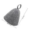 5Pcs Soft Wool Sauna Hat Supple Lightweight Sauna Hat for Spa Bathing Steaming Heat Protection Comfortable Household Bath