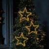 1pc LED Star Fairy Lights, 8 Modes & Auto Timer, Five-pointed Star String Lights, Holiday String Lights, Not Included Battery