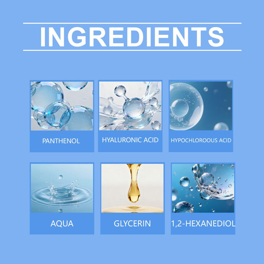 Hypochlorous Acid Facial Spray Reduce Redness Breakouts Soothing for Daily Facial Rescue Calm Redness Skin Care Products