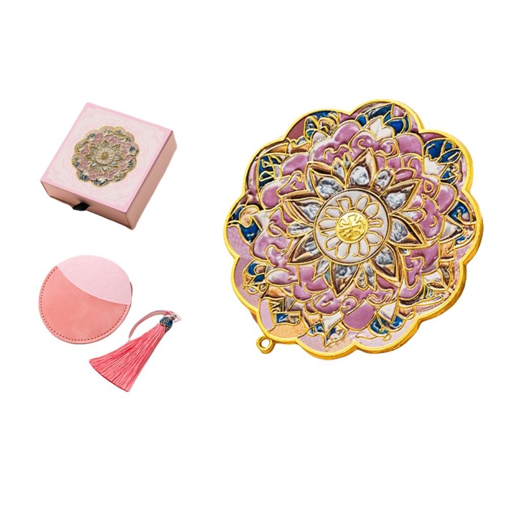 Tassel Chinese Style Mirror Copper Vanity Mirror Portable Vintage Mirror Makeup