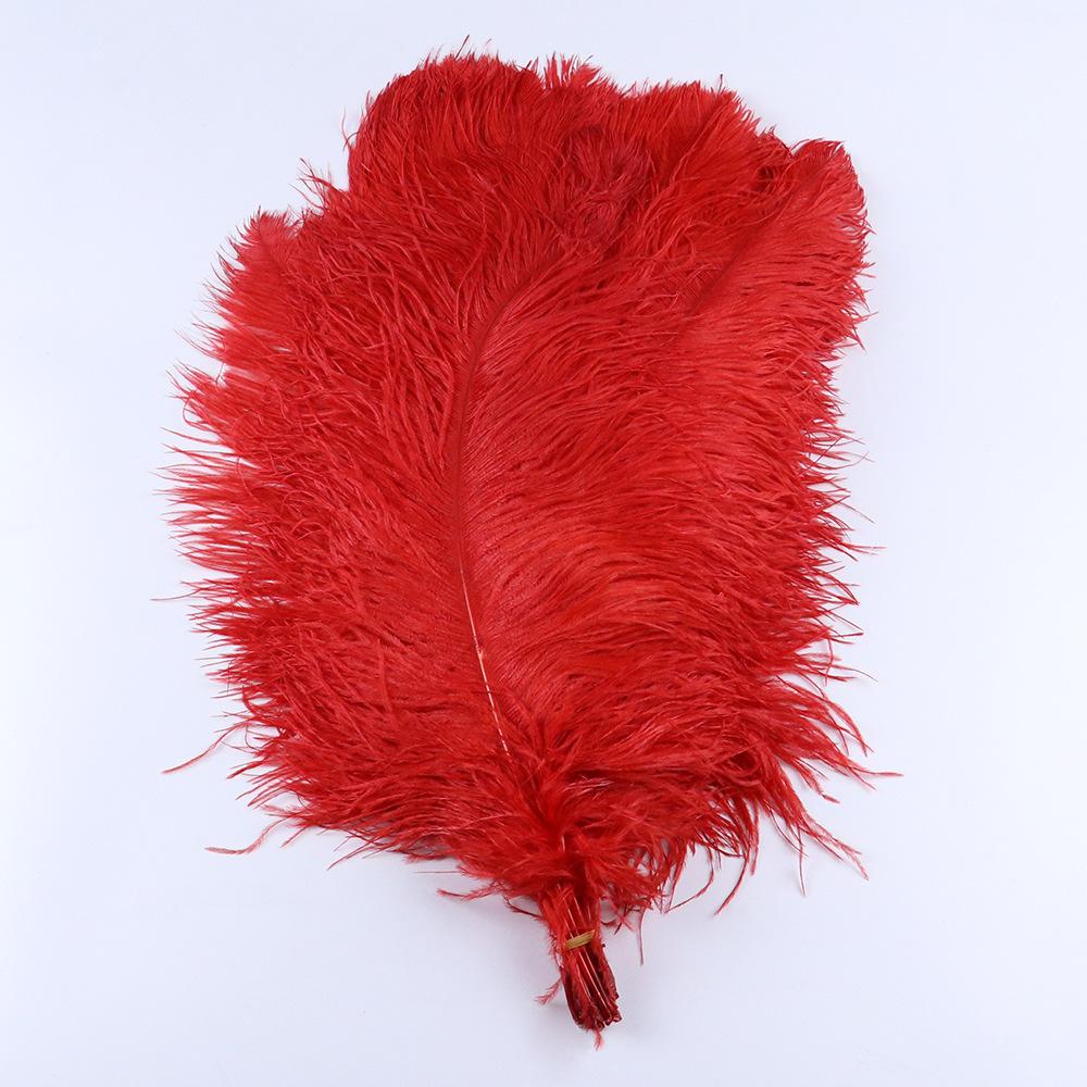 Struisvogelhaar 60-65Cm Zuid-Afrikaans Geïmporteerd Veer Sieraden Accessoires Mode Populair Decoratieve Ornamenten Dons Katoen