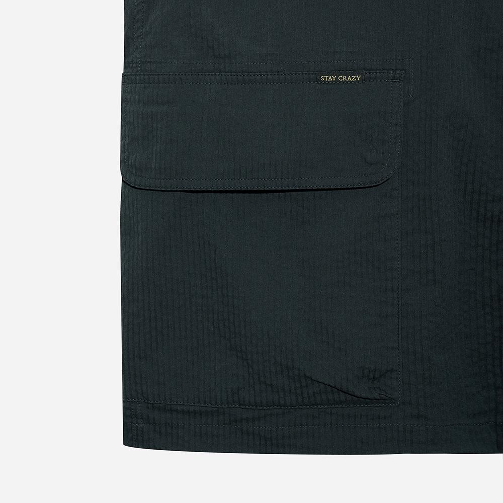 Dod All Day Seersker Hooded Jacket (Charcoal)