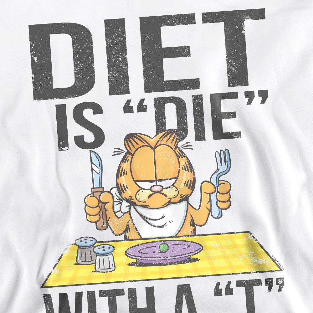 Garfield Unisex Adult Diet Is Die With a T Sweatshirt