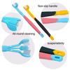 3stranný zubní kartáček pro domácí mazlíčky Plastový zubní kartáček pro psy Odstranění špatného dechu zubního kamene Čištění úst Pet Dental Care Čištění úst pro kočky