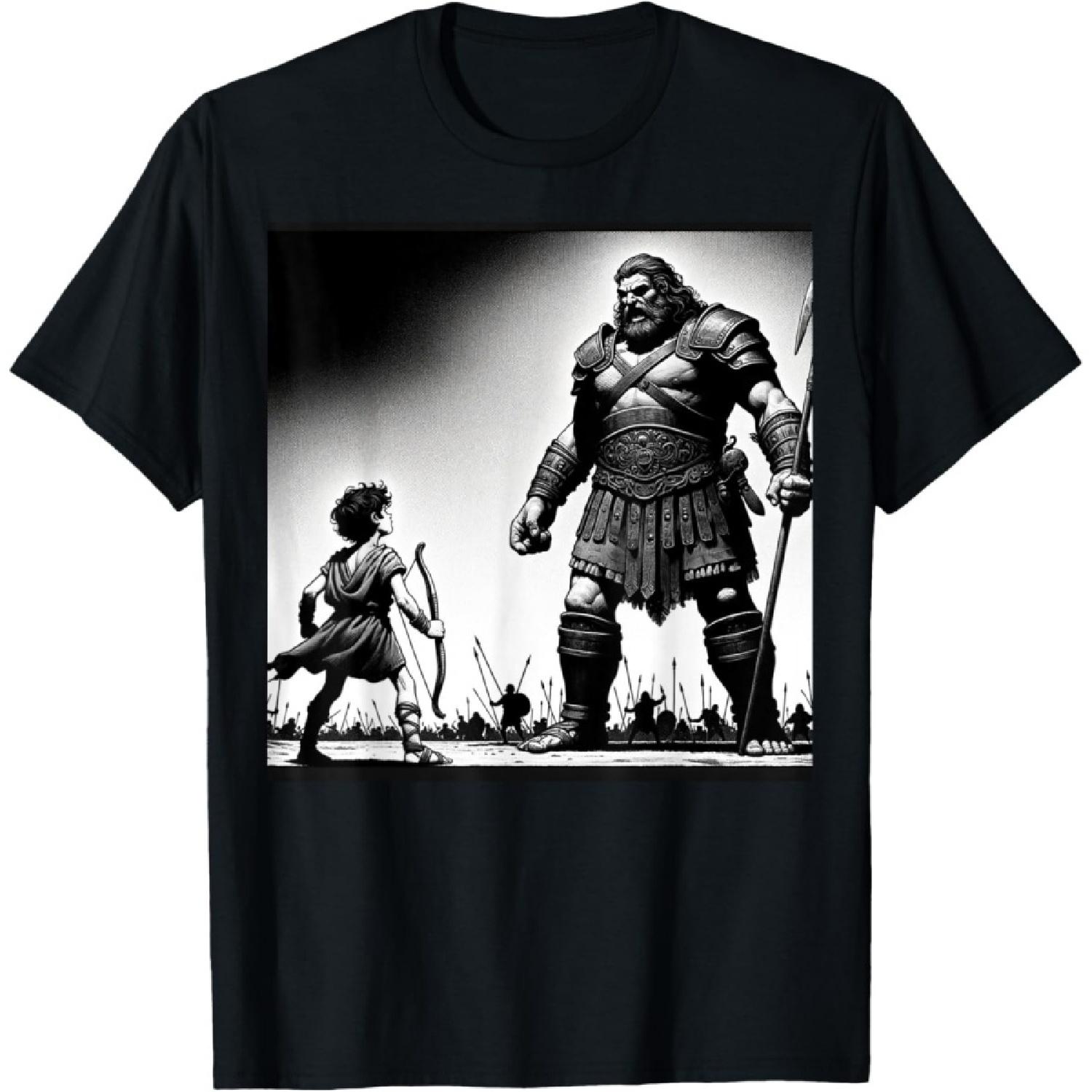 Молодой Давид перед великаном Футболка S