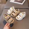 Korean Version Men's Soft Soled Summer Anti Slip Girls' Teddy Bear Beach Shoes 0-2 Years Old Baby Girls' Walking Sandals