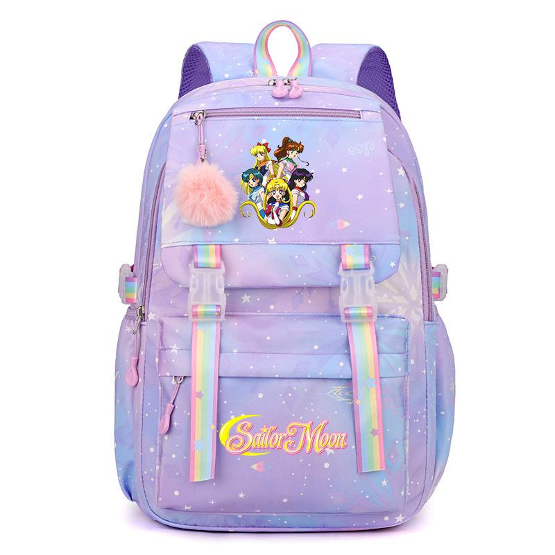 Starry Sky Beauty Girl Bag Women's High Sense Light Primary School Students Color Backpack Girls Outdoor Schoolbag
