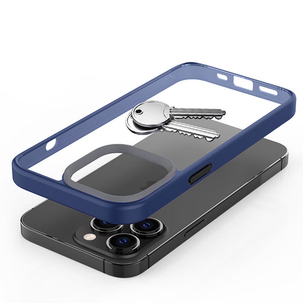 Case for iPhone 13 Pro, ERBORD Hybrid Case, blue