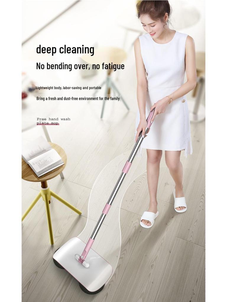 Push-Type Household Sweeper: Two-in-One Broom for Easy Home Cleaning