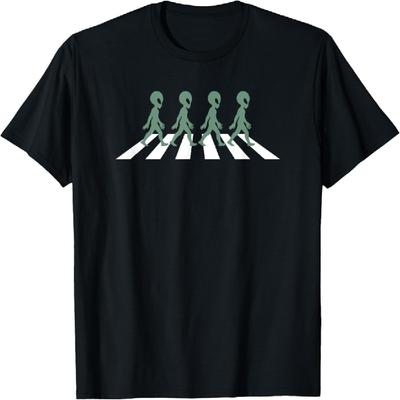 Alien Silhouette Road I Aliens UFO Area 51 Roswell T-Shirt