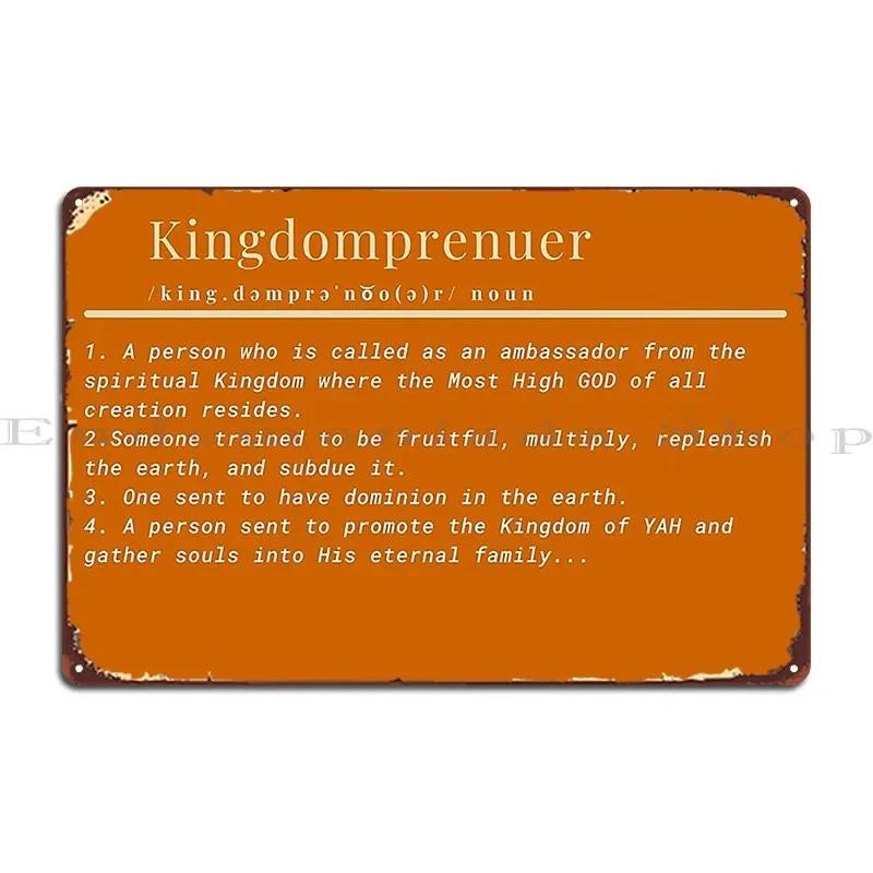 Kingdomprenuer Burnt Orange Metal Sign Cinema Party Customize Custom Club Bar Tin Sign Poster 20x30cm(7.8x11.8inch)