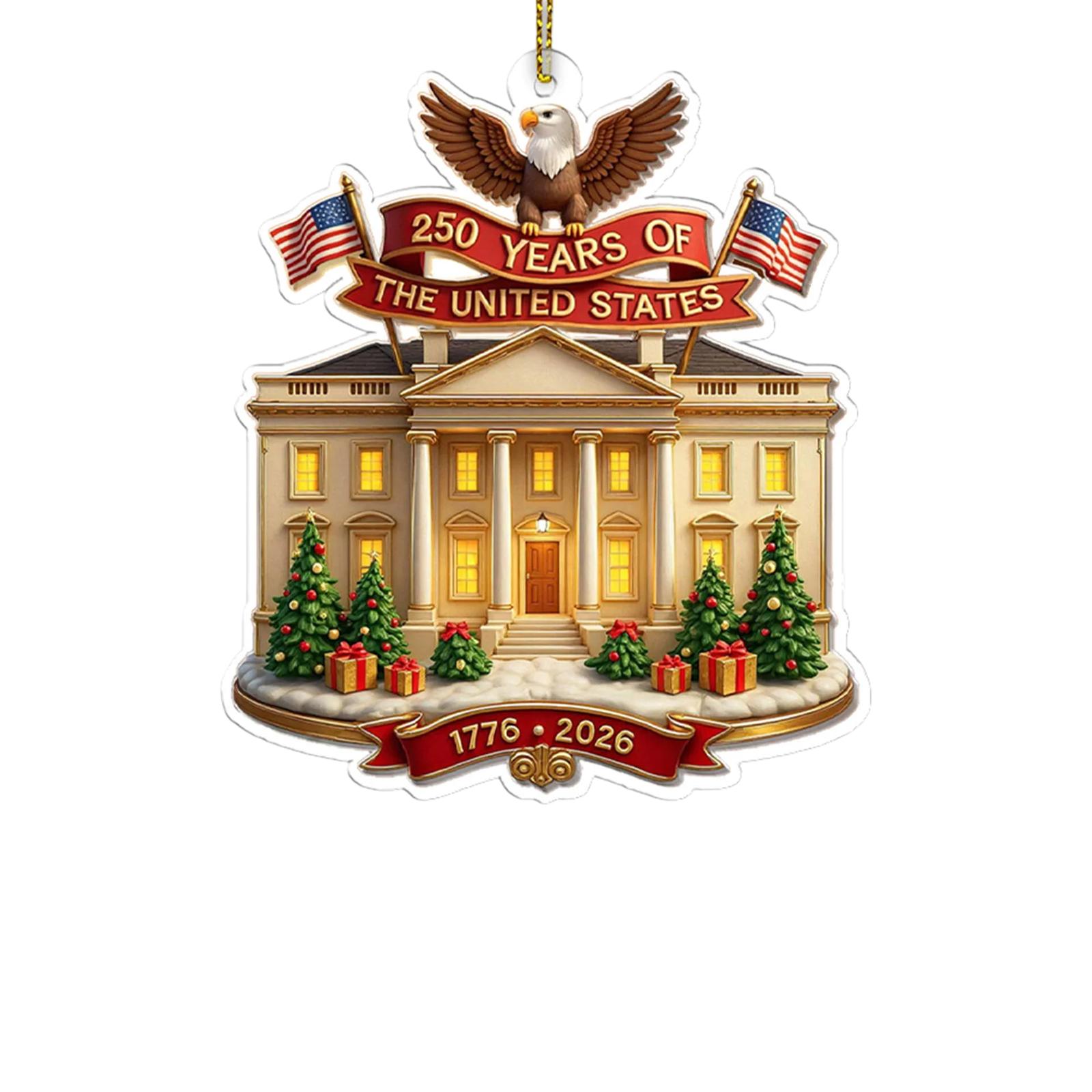 

Acrylic Decorations Commemorating The 250th Anniversary Of The Founding Of The United States; Patriotic Decorations For 4th. one size