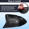 Motoforti 2PCS Left Right Side Ox Horn Wing Mirror Cover Cap for Ford Explorer 2020-2024, Car Rear View Mirror Cover, Exterior Door Mirror Housing,