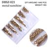 Long Bag Nail Art Jewelry Glass Flat Bottom Diamond Nail Art Diamond Nail Art Jewelry Mixed
