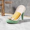 Creative Personality High Heel Soap Holder: Punch-Free, Draining Suction Cup for Bathroom and Toilet