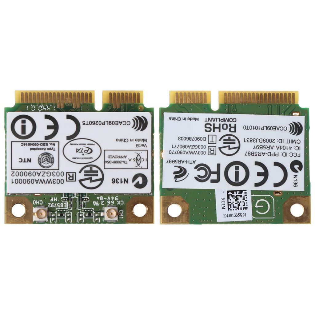Atheros AR9287 AR5B97 WLAN Mini PCI-Express für Window XP/Win 7 8 10 32 64 Drahtlose WiFi-Netzwerkkarte