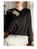 Women's High-End New Chinese Style Round Neck Warm Base Layer Top for Autumn and Winter Fashion