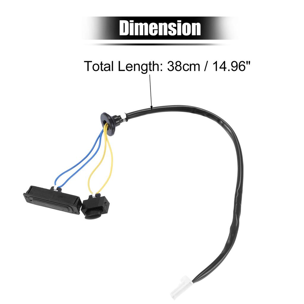 25380JM00A Suitable for Rogue 2008-2015 25380-JM00A Tailgate Rear Trunk Hatch Release Handle Boot Switch Buttons Outside