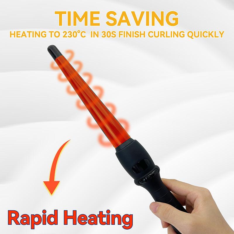 Ceramic Styling Tools Professional Hair Curling Iron Hair Waver Pear Flower Cone Electric Hair Curler Roller Curling Wand