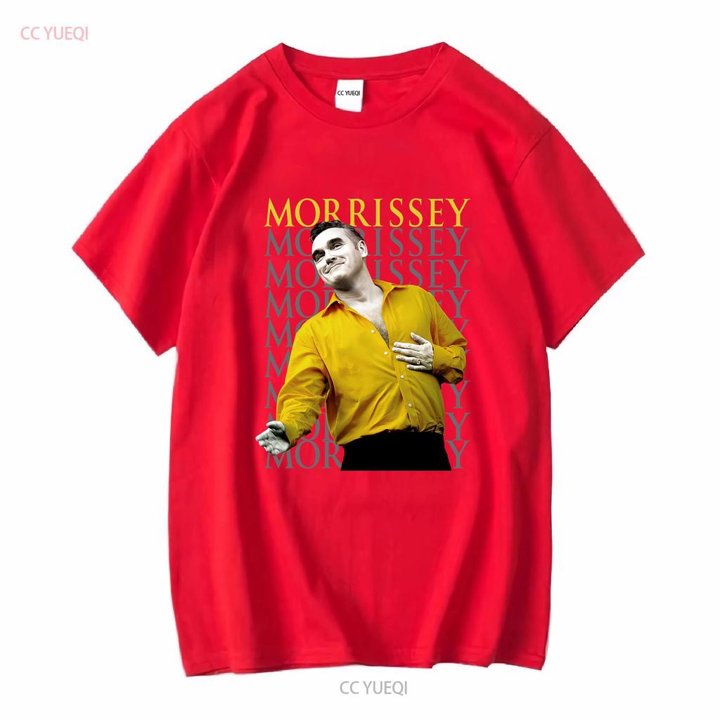 Vintage Morrissey UK Tour British Pop T Shirt Size M Vintage Washed Stretched Soft Versatile Breathable Top For Everyday Wear
