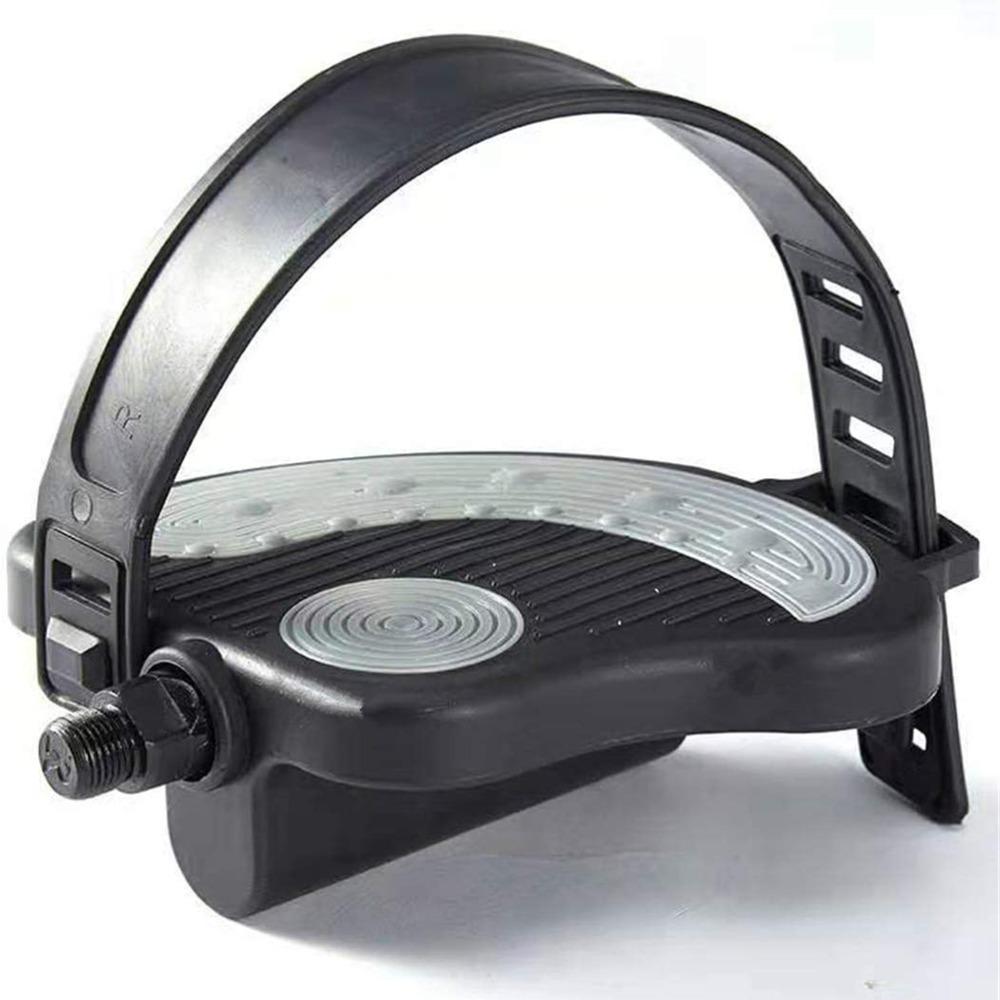 1 Coppia con Cinghie Regolabili Pedali Cyclette Sostituzione Pedali Bicicletta Upgrade Bicicletta Indoor