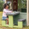 Smoby Life - Table de Pique Nique adaptable aux maisons Smoby - 2 bancs