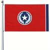1pc Multi-size Optional Chattanooga Tennessee Flag (1923-2012), Durable Polyester Material. This Single-sided Outdoor Decorative Flag Is Perfect for H