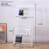 Floor Standing Magazine & Book Display Rack for Periodicals and Promotional Materials