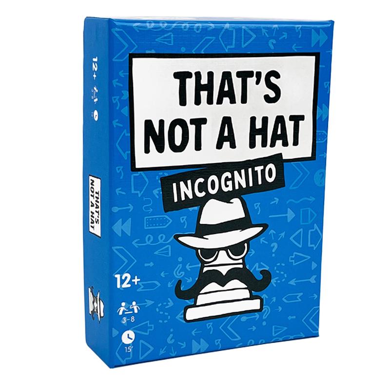 Unique That’s Not a Hat Party Board Game Card English Tabletop Games for 3-8 Players