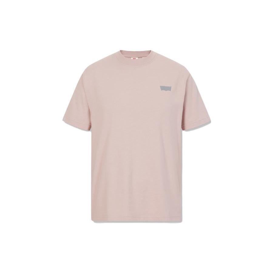 

Мужская футболка Levis с принтом букв, круглым вырезом и короткими рукавами, розовая A4304-0005 L