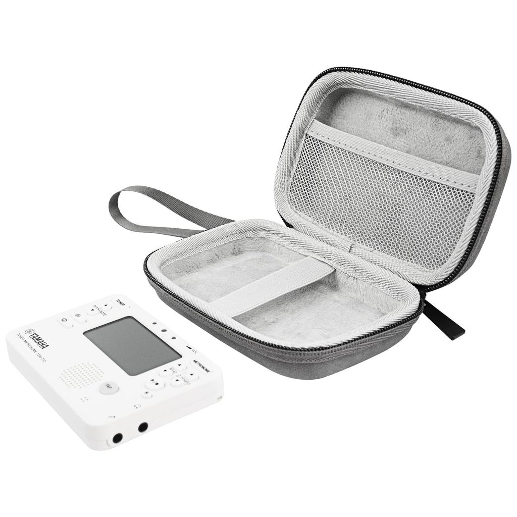 MUMING Protective Carrying Case Compatible with Yamaha TDM-710GLTDM-700G and KORG TM-60TM-50 TunerMetronomes (Gray)