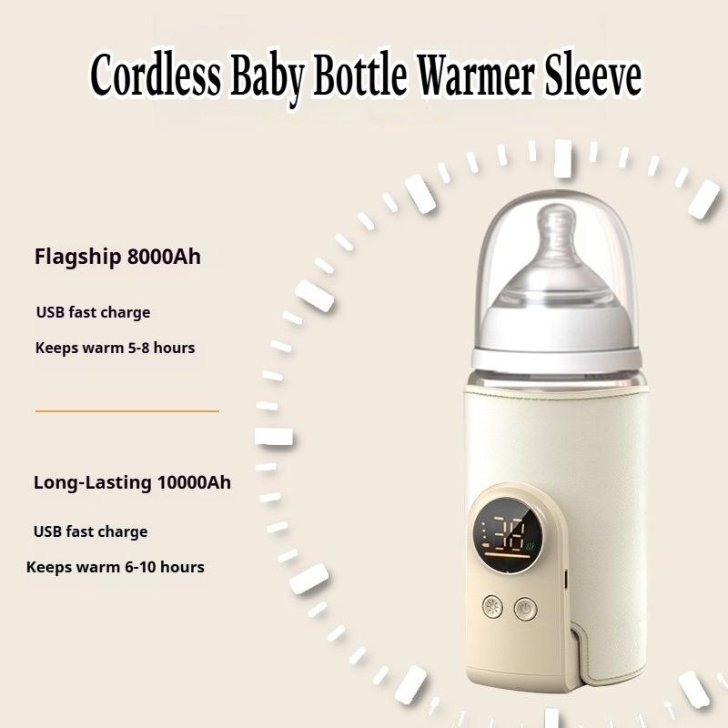 Baby bottle insulation cover Wireless power storage model Go out Portable milk warmer Milk warmer Heating constant temperature