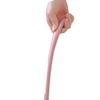 Toilet Brush Set Plastic Double Sided Brush Head Toilet Scrubber Holder Set for Home Hotel Bedroom