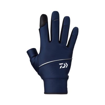 Daiwa Luvas de fundição 2 cortes Navy L Fishing DG-3023W
