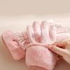 Warm Mitten Soft Plush Gloves Hand Protectors Perfect for Cold Weather Touchable Screen Function for Adults