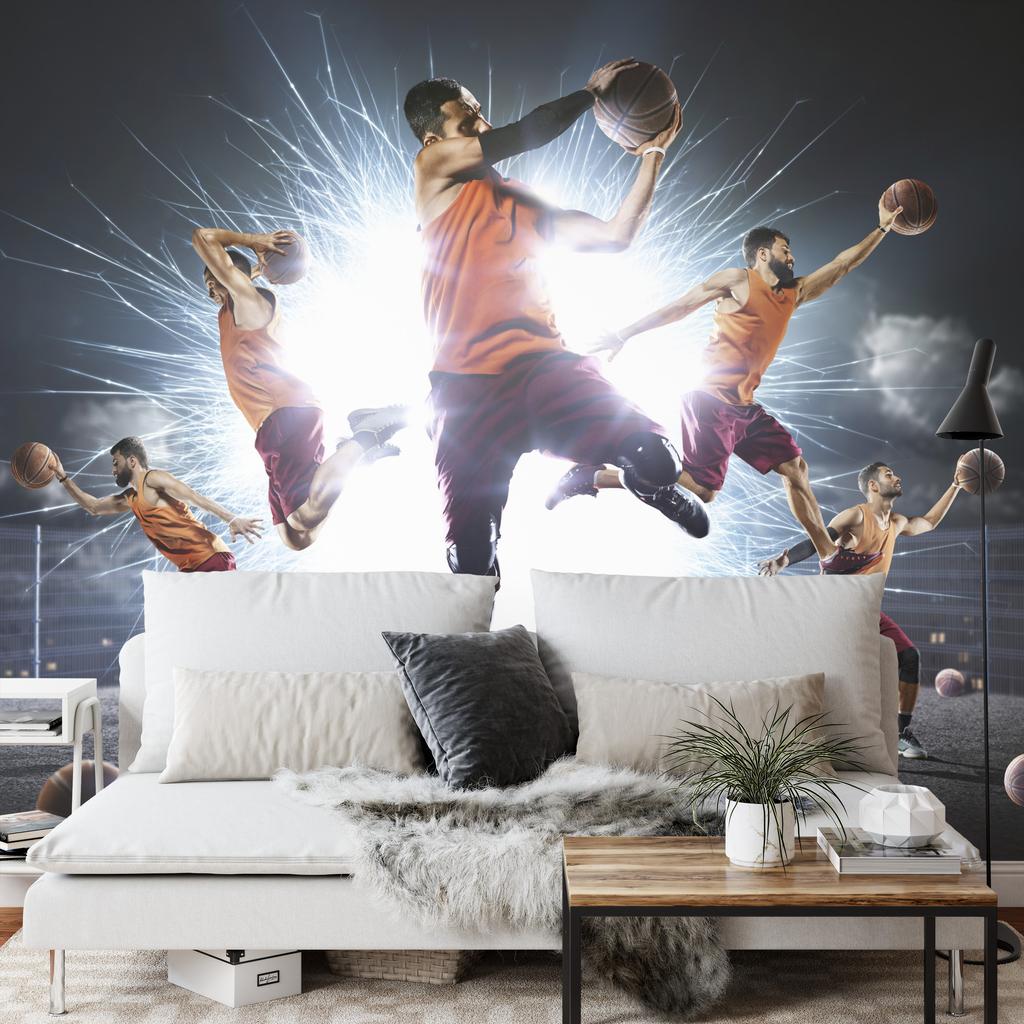 Photomural Street Basketball Self-Adhesive Mural 208x146