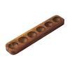 Wooden Egg Holder Rustic Egg Tray 4 or 6 Slots Countertop Egg Organizer for Kitchen Refrigerator Dining Table